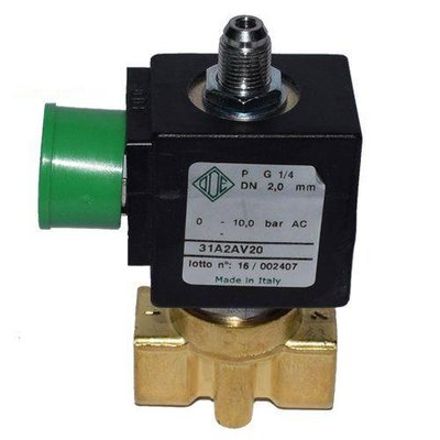 Электромагнитный клапан для компрессоров 3/2 ходовой ODE 31A2AV20 Н.З. 1/4" 0-10 bar 220VAC 31A2AV20-220AC фото