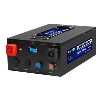 Аккумулятор BATE LiFePO4 100Ah (1280Wh) 12.8V akkumulyator-bate-lifepo4-100ah-1280wh-128v фото