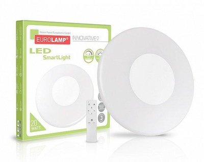 Светодиодный светильник SMART LIGHT LED EUROLAMP 20W dimmable 3000-6500K LED-SL-20W фото