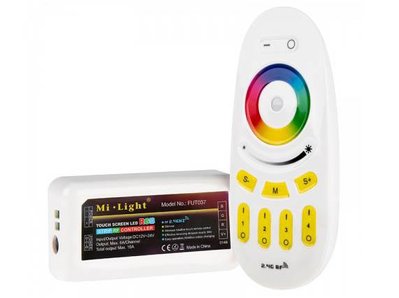 WiFi RGB контроллер 10 А + пульт Mi-light 4 zone wifi-rgb-kontroller-10-a--pult-mi-light-4-zone фото