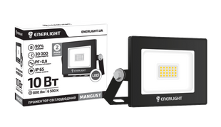 Прожектор светодиодный ENERLIGHT MANGUST 10 Вт 6500 K MANGUST10SMD80С фото