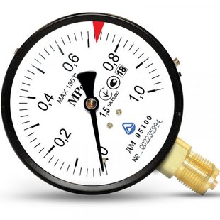 Манометр ДМ 05100 60 кПа кл. 1,5 - 01 М радиальный М20х1.5 101716 фото