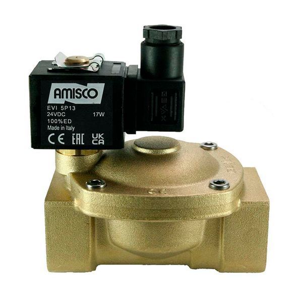 Електромагнітний клапан GEVAX 1901 11/4 " непрямої дії НЗ 0.5 - 10 bar 24VDC 1901-KBNG010-320-24DC фото