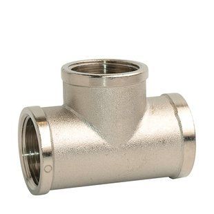 Тройник никелированный Gross (ВВВ) DN40 (1 1/2") SF50N0808 фото