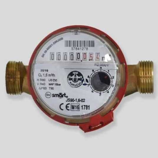 100サイズ① Купить Счетчик горячей воды Apator Powogaz JS 90-1,6 smart+ Dn 15