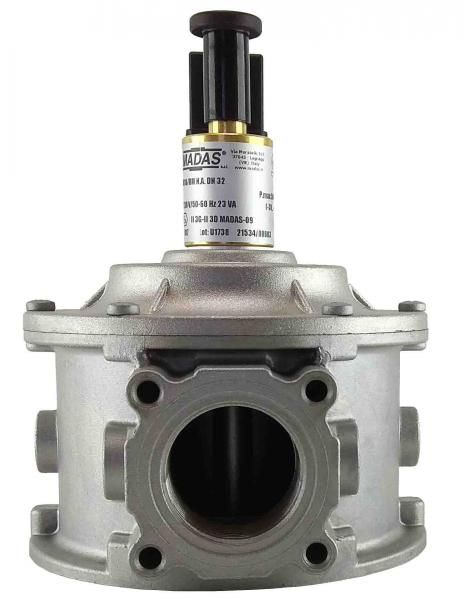Електромагнітний клапан газовий MADAS M16/RM N.C. DN32 Р0,5 (муфтовий) Н.З. 220VAC M16/RM N.C. 32 500mbar 220AC фото