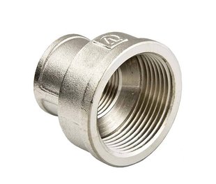 Муфта переходная никелированная Gross DN 15х25 (1/2"-1") SF75N0604 фото