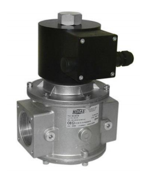 Электромагнитный клапан MADAS EVPC/NC Dn40 PN0,2 для природного газа Н.З. автоматический 220VAC 1401 220AC фото