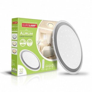 Светодиодный светильник SMART LIGHT LED EUROLAMP Aurum 32W 3000K-6000K LED-SL-32W-N8(deco) фото