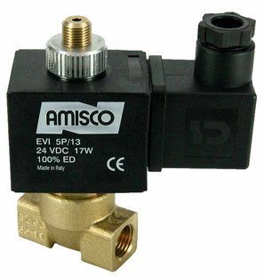 Электромагнитный клапан 3/2 ходовой Gevax 1902 Н.З. 1/4" 0-10 Bar 24VDC 1902-KDVB010-015-24DC фото