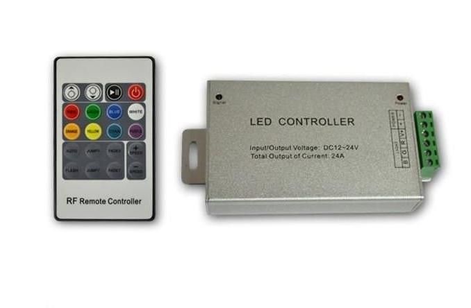 RGB-Контроллер 24 А-RF-20 кнопок rgb-kontroller-24-a-rf-20-knopok фото