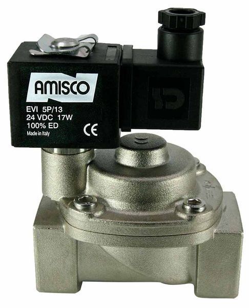 Электромагнитный клапан для пара Gevax 4911C 1" 0.5 - 10 бар +180C PTFE 24VDC 4911C-KBPF010-250-24DC фото